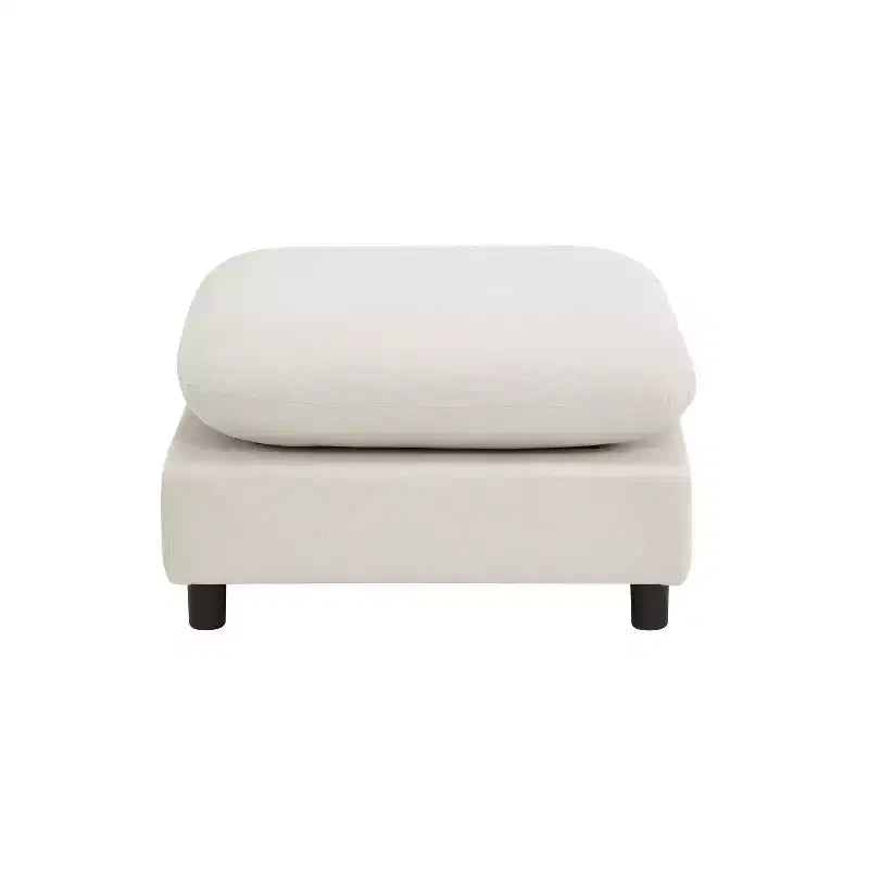 Christopher Knight Home Acker 3 Pieces Modern Upholstered Sectional Sofa Set, White