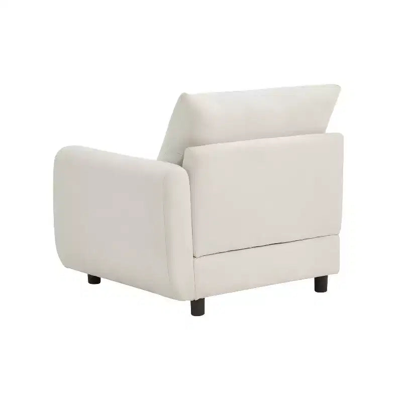 Christopher Knight Home Acker 3 Pieces Modern Upholstered Sectional Sofa Set, White