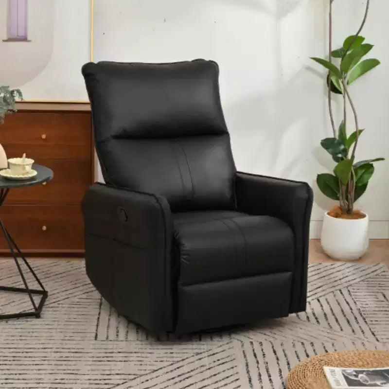 Swivel Rocking Recliner Chair, Nursery Glider Chair for Bedroom
