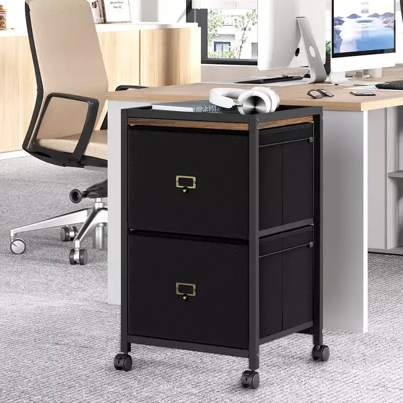 File Cabinet, Mobile Filing Cabinet Fits Letter Size or A4