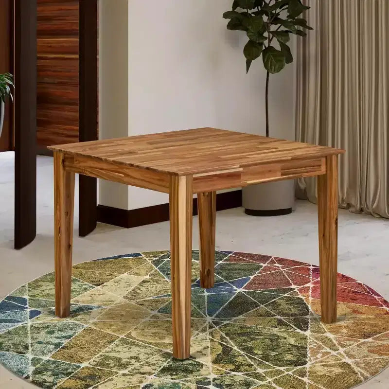 Modern Wood Kitchen Table