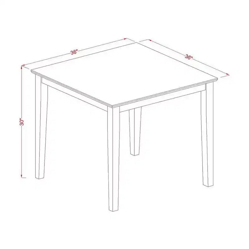 Modern Wood Kitchen Table