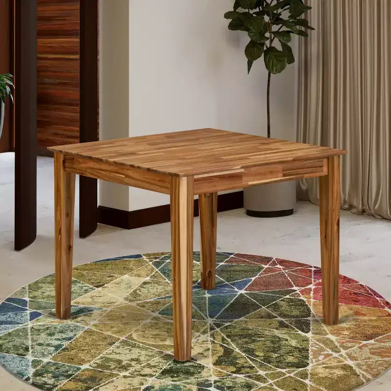 Modern Wood Kitchen Table
