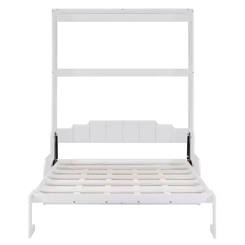 Queen Size Murphy Bed Wall Bed, Folds into Cabinet with Cushion, Easy-to-Use