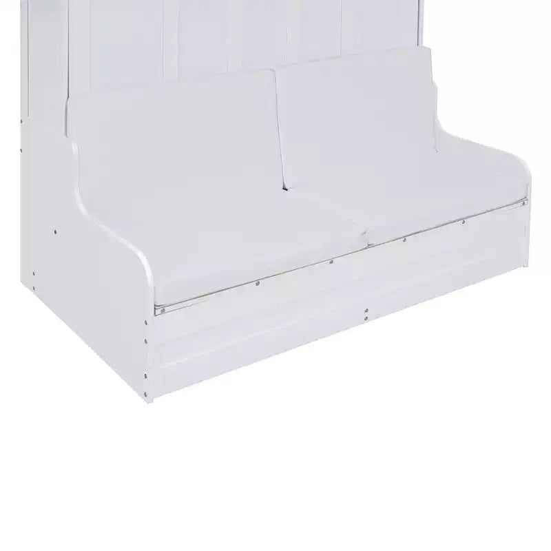 Queen Size Murphy Bed Wall Bed, Folds into Cabinet with Cushion, Easy-to-Use