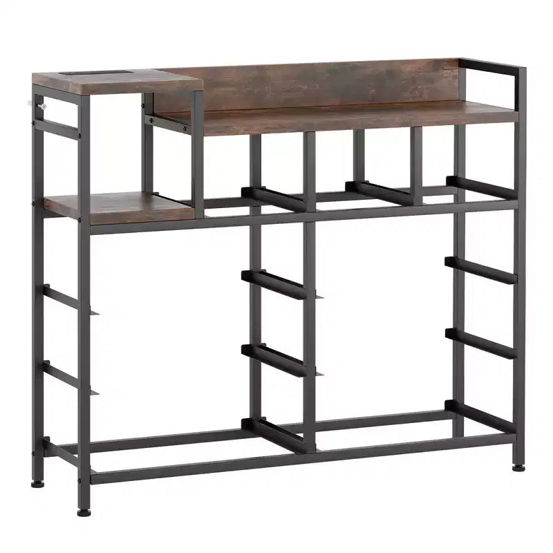 Farmhouse 9 Drawer Dresser with Charging Station for Bedroom, Closet, Living Room