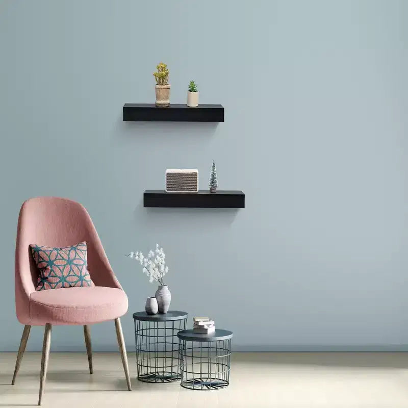 Floating Wall Shelves with Invisible Brackets, Wood Storage for Bathroom, Bedroom, Living Room, Kitchen