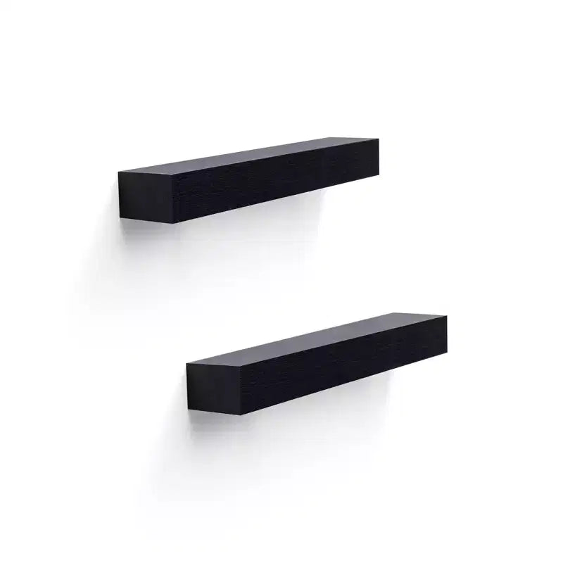 Floating Wall Shelves with Invisible Brackets, Wood Storage for Bathroom, Bedroom, Living Room, Kitchen