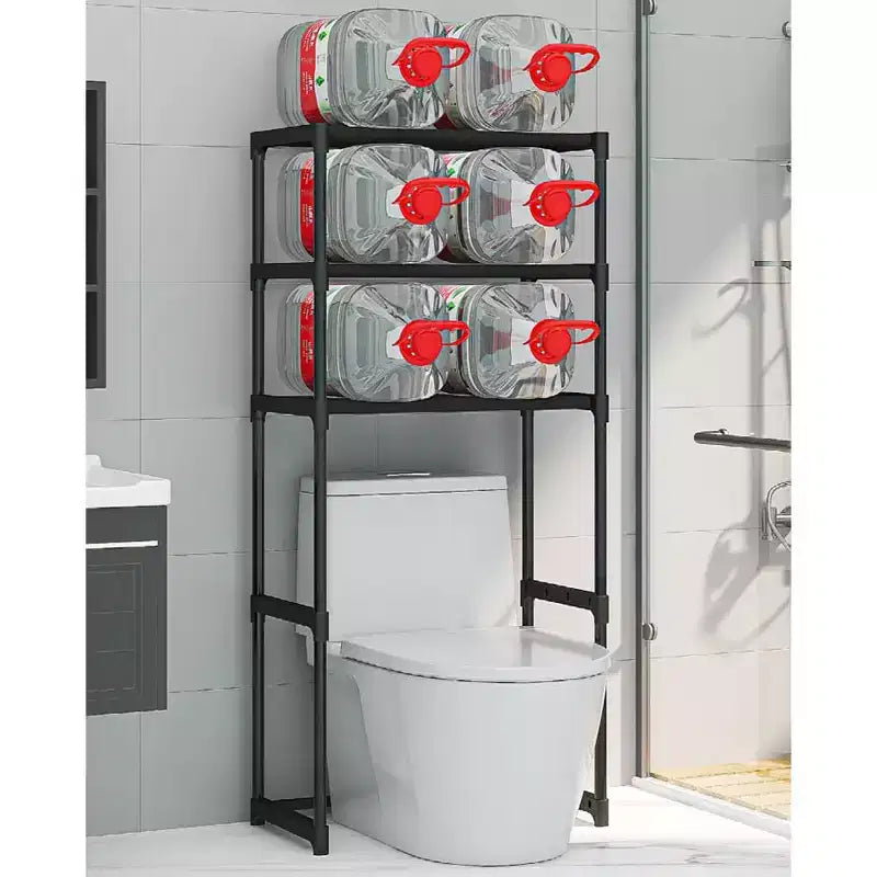 Space-Saving 3-Tier Over-The-Toilet Storage Cabinet, Freestanding Bathroom Organizer Rack, Easy Assembly, for Bathroom