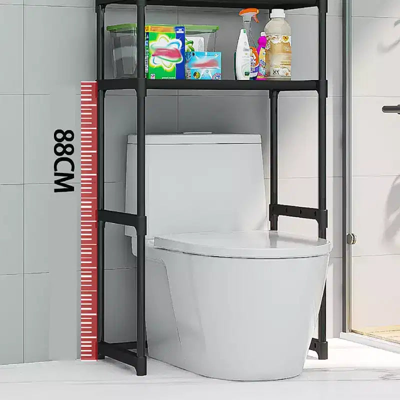 Space-Saving 3-Tier Over-The-Toilet Storage Cabinet, Freestanding Bathroom Organizer Rack, Easy Assembly, for Bathroom