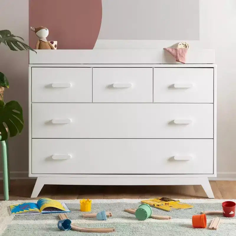 5-Drawer Nursery Dresser, Black
