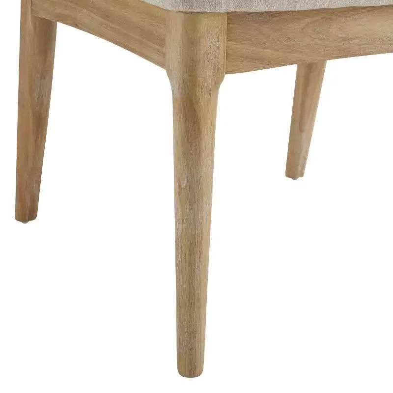 Christopher Knight Home Thaddea 7-Piece Farmhouse Expandable Rubberwood Dining Set with Rattan Fabric Upholstered Chairs