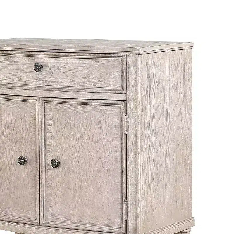 Vintage Antique Champagne Wine Cabinet with Tapered Legs