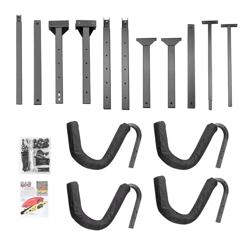 Freestanding Kayak and SUP Storage Rack, Black