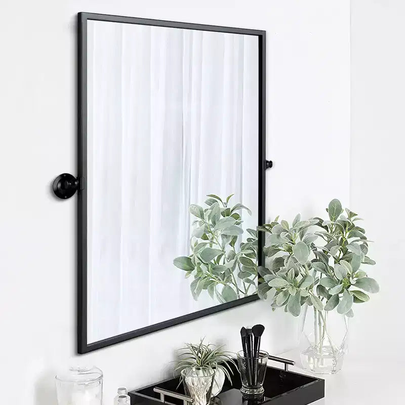 Metal Frame Pivot Bathroom Vanity Mirror