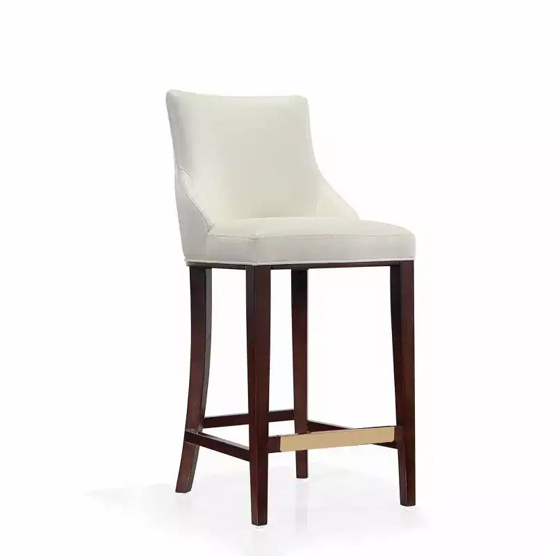 Manhattan Comfort Set of 3 Shubert Modern Leatherette Upholstered Barstools