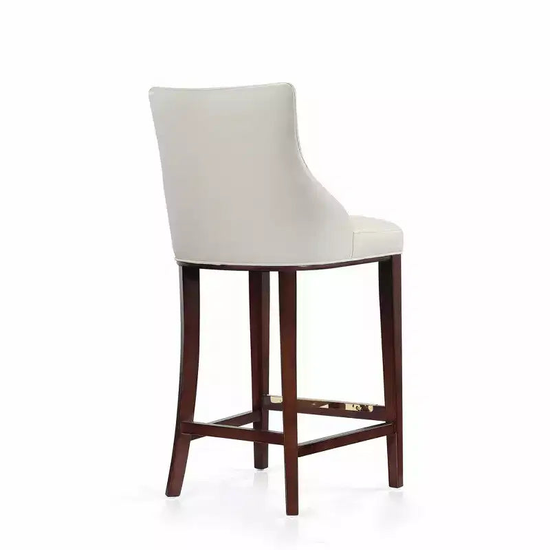 Manhattan Comfort Set of 3 Shubert Modern Leatherette Upholstered Barstools