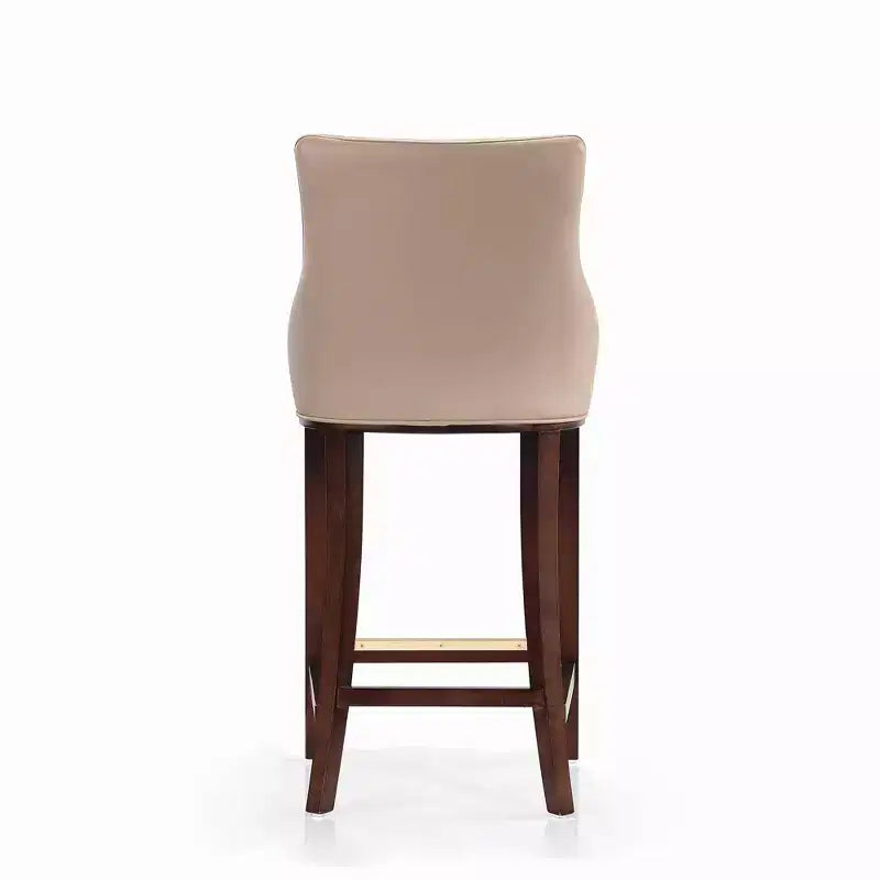 Manhattan Comfort Set of 3 Shubert Modern Leatherette Upholstered Barstools
