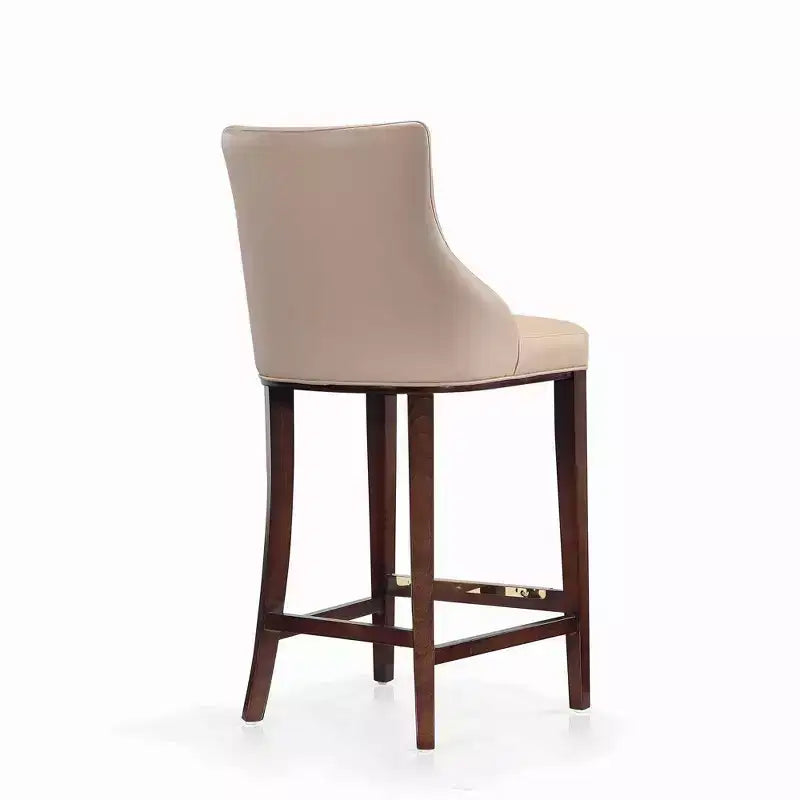 Manhattan Comfort Set of 3 Shubert Modern Leatherette Upholstered Barstools