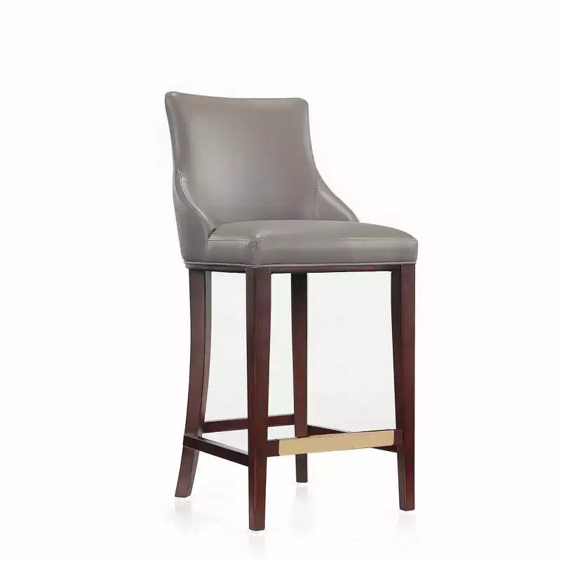 Manhattan Comfort Set of 3 Shubert Modern Leatherette Upholstered Barstools