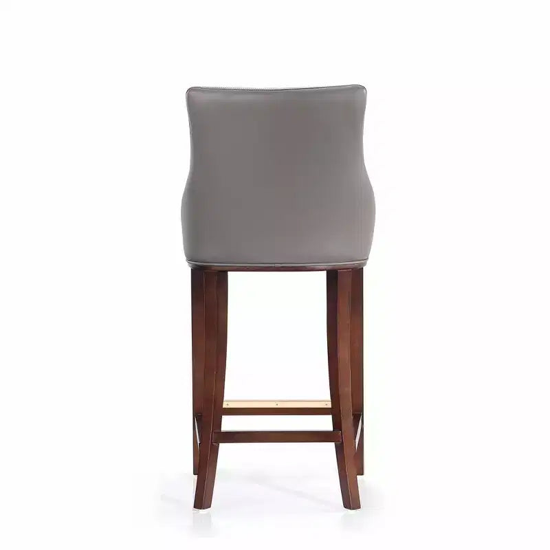 Manhattan Comfort Set of 3 Shubert Modern Leatherette Upholstered Barstools