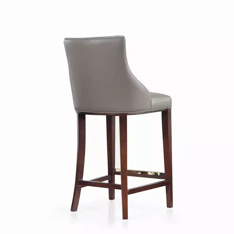 Manhattan Comfort Set of 3 Shubert Modern Leatherette Upholstered Barstools