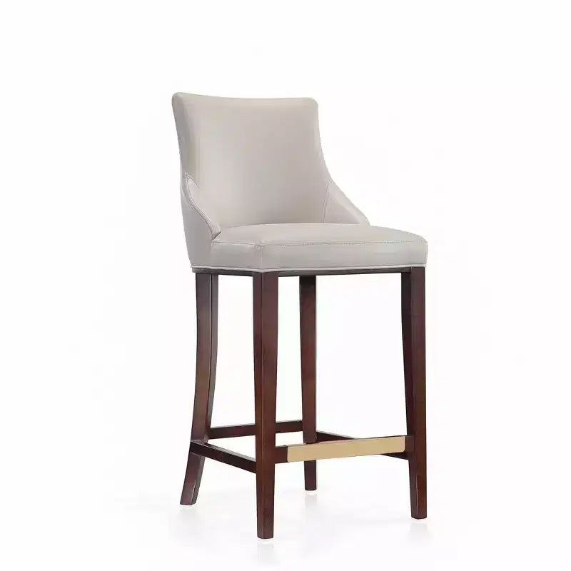 Manhattan Comfort Set of 3 Shubert Modern Leatherette Upholstered Barstools