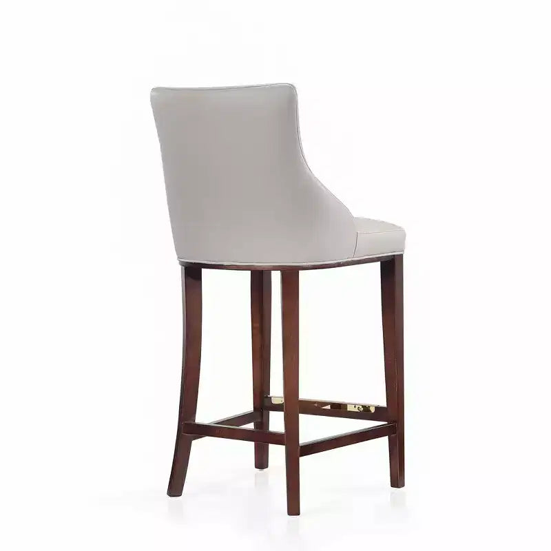 Manhattan Comfort Set of 3 Shubert Modern Leatherette Upholstered Barstools
