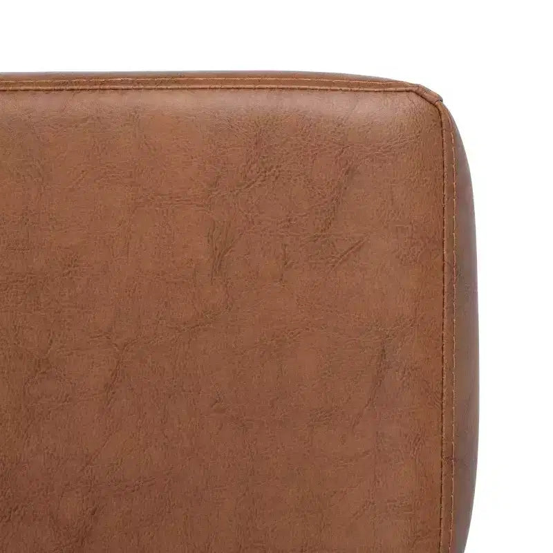 Velvet Accent Chair, Dusty Rose and Black, Armless