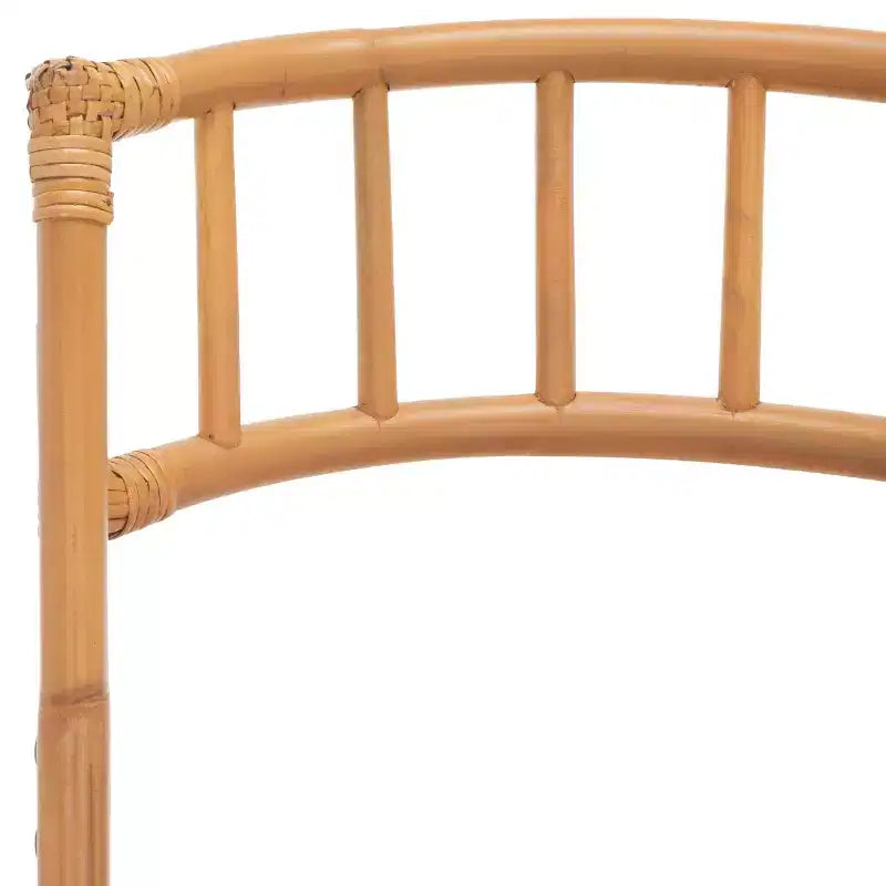 Rattan Folding Accent Chair, Set of 2, Black
