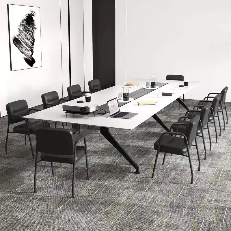 Waiting Room Reception Chair with Integrated Armrests, Set of 2/4/6/8/10/12