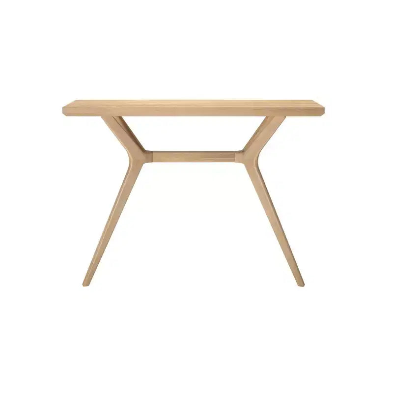 46-Inch Solid Wood Scandinavian Console Table, Narrow Entryway Table for Hallway, Living Room