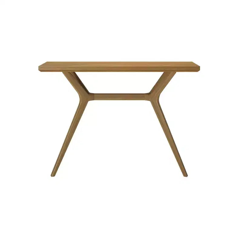 46-Inch Solid Wood Scandinavian Console Table, Narrow Entryway Table for Hallway, Living Room