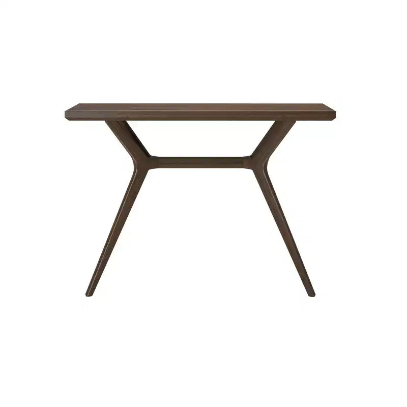 46-Inch Solid Wood Scandinavian Console Table, Narrow Entryway Table for Hallway, Living Room