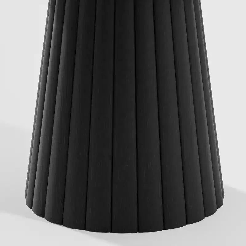 Black Round Dining Table with Personalized Designer Base